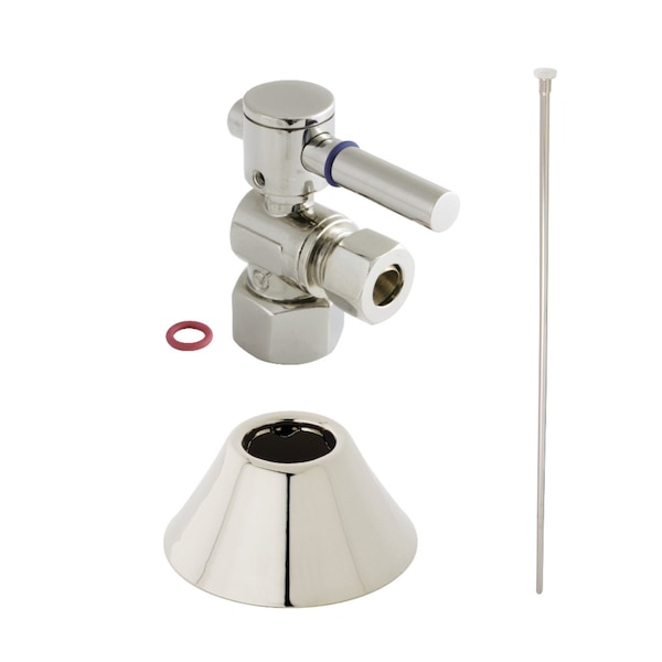 CC43106DLTKF20 Modern Plumbing Toilet Trim Kit, Polished Nickel